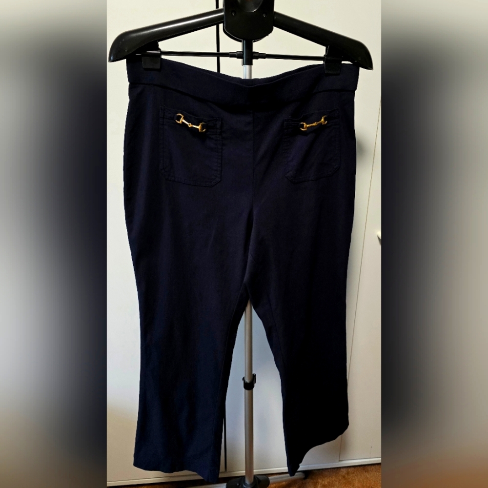 Counterparts Blue Ankle Cropped Pants